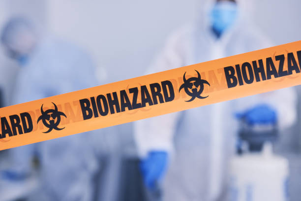 Professional Biohazard technician working in Posey, CA